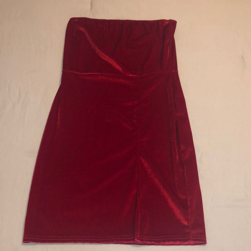 Red Velvet Dress
